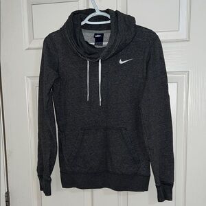 Nike Women's Gray Cowl Neck Hoodie